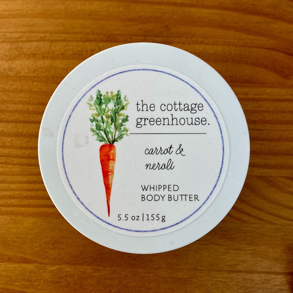 Carrot & Neroli Body Butter  The Cottage Greenhouse
